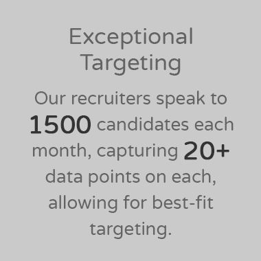 Exceptional Targeting of Candidates