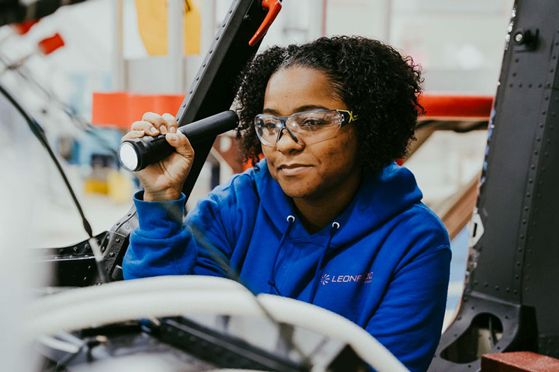 This is a truly exciting opportunity to join a world-class company and industry leader that not only manufactures helicopters for commercial use, but proudly serves the U.S. Military. When you walk through Leonardo's Philadelphia operations, it is immediately evident how strong their ties are with the military and how proud they are of their former military employees.